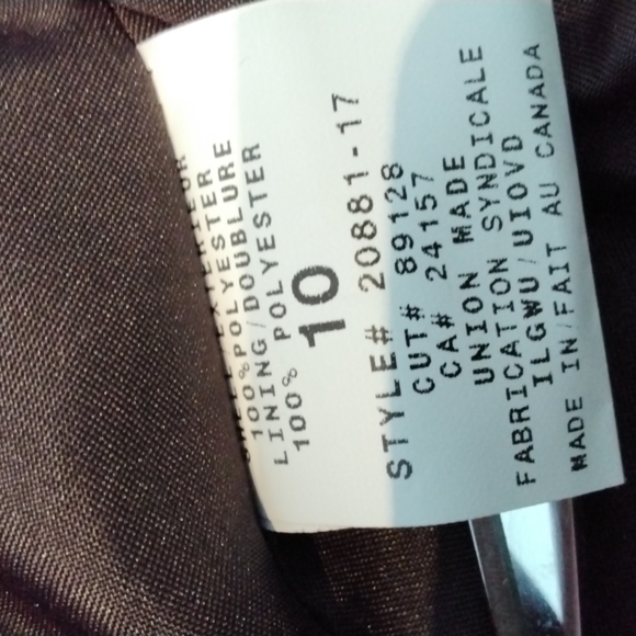 Ladies 2 piece skirt suit, size 12 - Picture 8 of 11